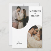 シンプルモダンダブルアーチ2枚 シーズンカード (正面)