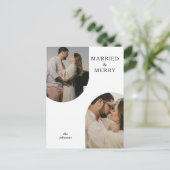 シンプルモダンダブルアーチ2枚 シーズンポストカード (スタンド正面)