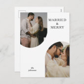 シンプルモダンダブルアーチ2枚 シーズンポストカード (正面/裏面)