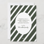 シンプルモダンダークグストライプリーメリード シーズンカード (裏面)