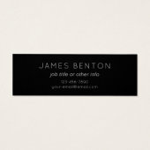 シンプルモダンダークブルーグラデーショングラディエント&モノグラム (裏面)