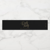 シンプルモダンダーティ30パーソナライズされた人 ペットボトルラベル (シングルラベル)