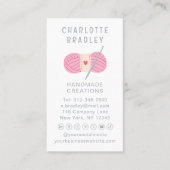 シンプルモダンチェット手作り時計 名刺 (正面)