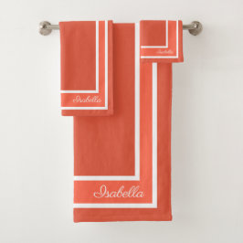 シンプルモダンティガーリー バスタオルセット