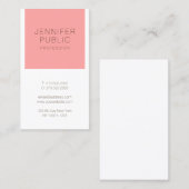 シンプルモダンデザイントレンディーエレガントテンプレート 名刺 (正面/裏面)