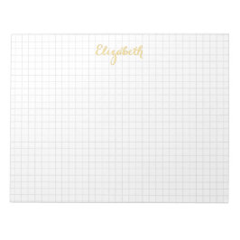 シンプルモダントレンディースタイリッシュスクウェアエレガント名 ノートパッド