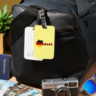 シンプルモダンドイツGerman Art Letterお土産 ラゲッジタグ