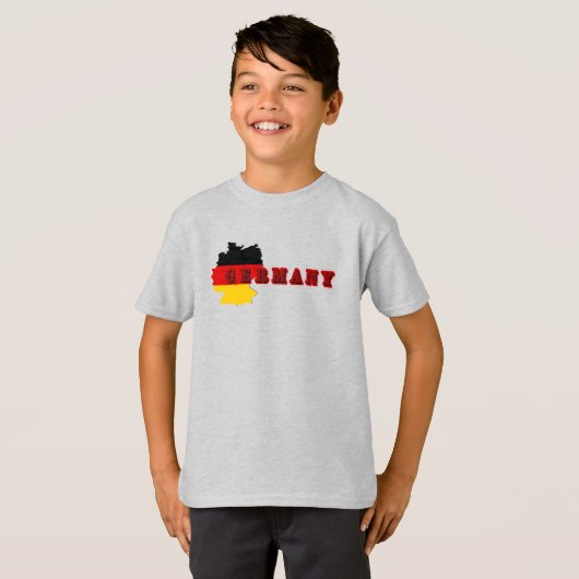 シンプルモダンドイツGerman Art Letterお土産 Tシャツ (正面フル)