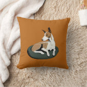 シンプルモダンドッグアートトレンディー クッション (ブランケット)