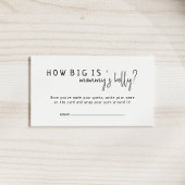 シンプルモダンニュートラルどのように大きいMommysベリーカード プレイスカード