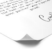 シンプルモダンニュートラル赤ちゃんシャワーおしゃぶり狩り ポスター (角)