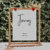 シンプルモダンニュートラル赤ちゃんシャワー支援標識 ポスター