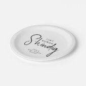 シンプルモダンニュートラル ペーパープレート (アングル)