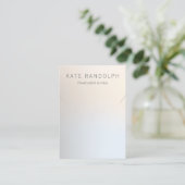 シンプルモダンネックレスブレスレットジュエリー表示 名刺 (スタンド正面)