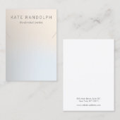 シンプルモダンネックレスブレスレットジュエリー表示 名刺 (正面/裏面)