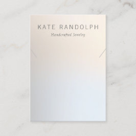 シンプルモダンネックレスブレスレットジュエリー表示 名刺