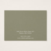 シンプルモダンネックレスブレスレットディスプレイカード (裏面)