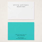 シンプルモダンネックレスブレスレットディスプレイカード (正面&裏面)