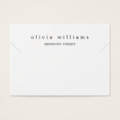 シンプルモダンネックレスブレスレットディスプレイカード (正面)