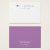 シンプルモダンネックレスブレスレットディスプレイカード (正面&裏面)