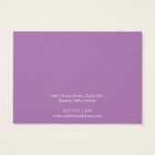 シンプルモダンネックレスブレスレットディスプレイカード (裏面)