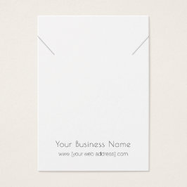 シンプルモダンネックレスペンダントディスプレイカード