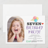 シンプルモダンハッピーバースデーハート シーズンカード (正面/裏面)