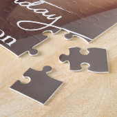 シンプルモダンハッピーバースデー ジグソーパズル (側面)