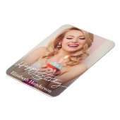 シンプルモダンハッピーバースデー マグネット (左側)