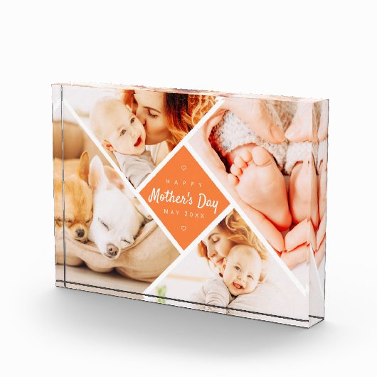 シンプルモダンハッピーマザーズデイカスタム フォトブロック (右)