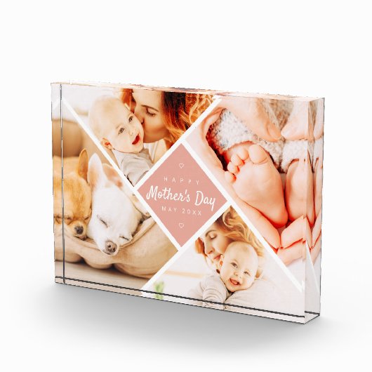 シンプルモダンハッピーマザーズデイカスタム フォトブロック (右)