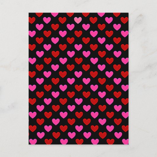 シンプルモダンハート ポストカード (正面)