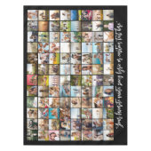 シンプルモダンパーソナライズされた96 Photo Collage テーブルクロス (正面)