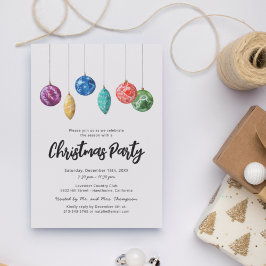 シンプルモダンパーティの招待状 招待状