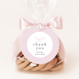 シンプルモダンピンクプライド弓 フェイバータグ