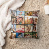 シンプルモダンフォトコラージュインスタグラムシックカスタム クッション (ブランケット)