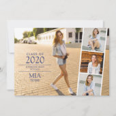 シンプルモダンフォトストリップ 案内状 (正面)