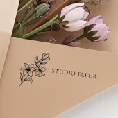 シンプルモダンフローラ セルフインキングスタンプ