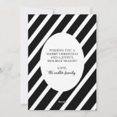 シンプルモダンブストライプロメリーク・ブライト シーズンカード (裏面)