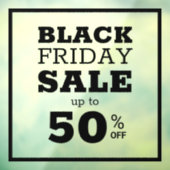 シンプルモダンブラックフライデーセール ウィンドウサイン (シート3)