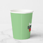 シンプルモダンブルガリアアートレター国旗の土産 紙コップ (右)