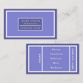 シンプルモダンブルーアイルランド 名刺