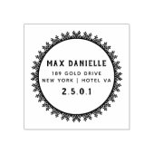 シンプルモダンプロフェッショナルはっきりしたリース ラバースタンプ (インプリント)