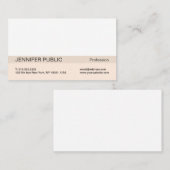 シンプルモダンプロフェッショナルエレガント調波カラー 名刺 (正面/裏面)