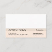 シンプルモダンプロフェッショナルエレガント調波カラー 名刺 (正面)