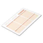 シンプルモダンプロフェッショナルデイリープランナー ノートパッド (アングル)