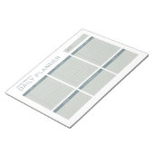 シンプルモダンプロフェッショナルデイリープランナー ノートパッド (アングル)