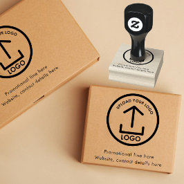 シンプルモダンプロフェッショナルロゴおよび文字 ラバースタンプ