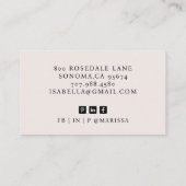 シンプルモダンプロフェッショナル 名刺 (裏面)