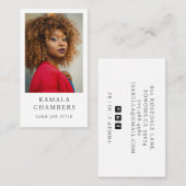 シンプルモダンプロフェッショナル 名刺 (正面/裏面)